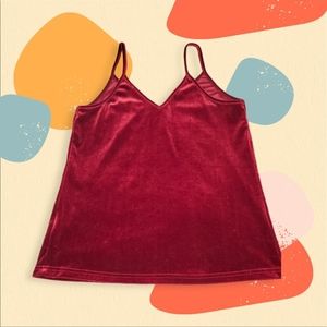 Velour Tank Top